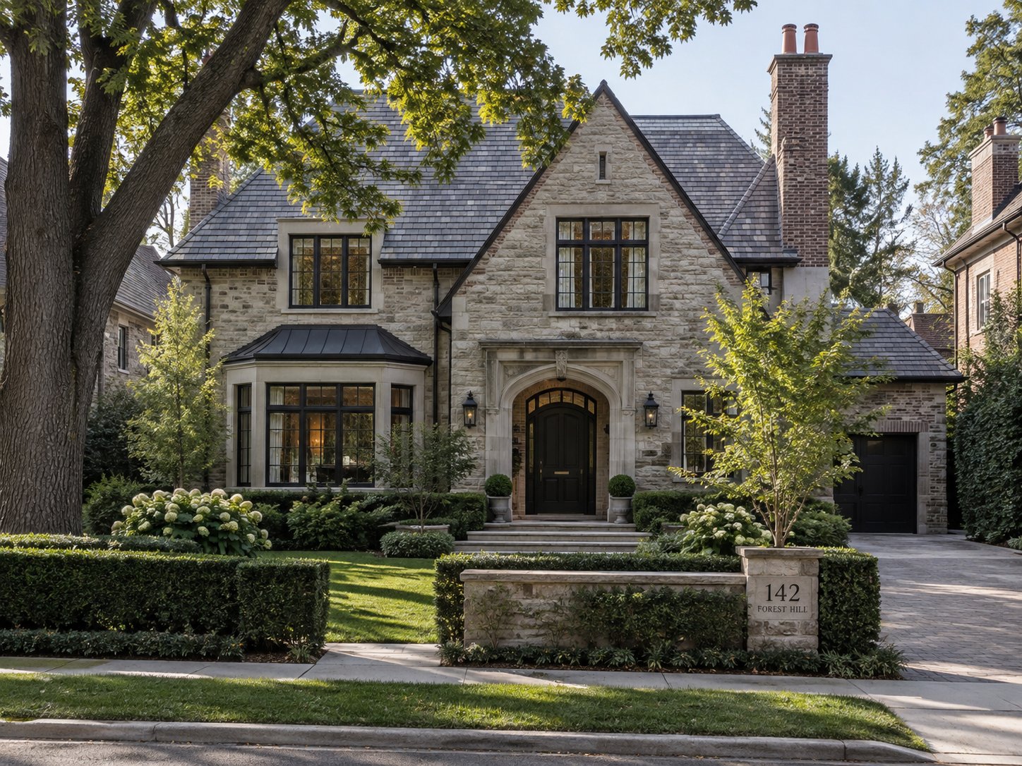 Elegant Tudor-style Forest Hill residence
