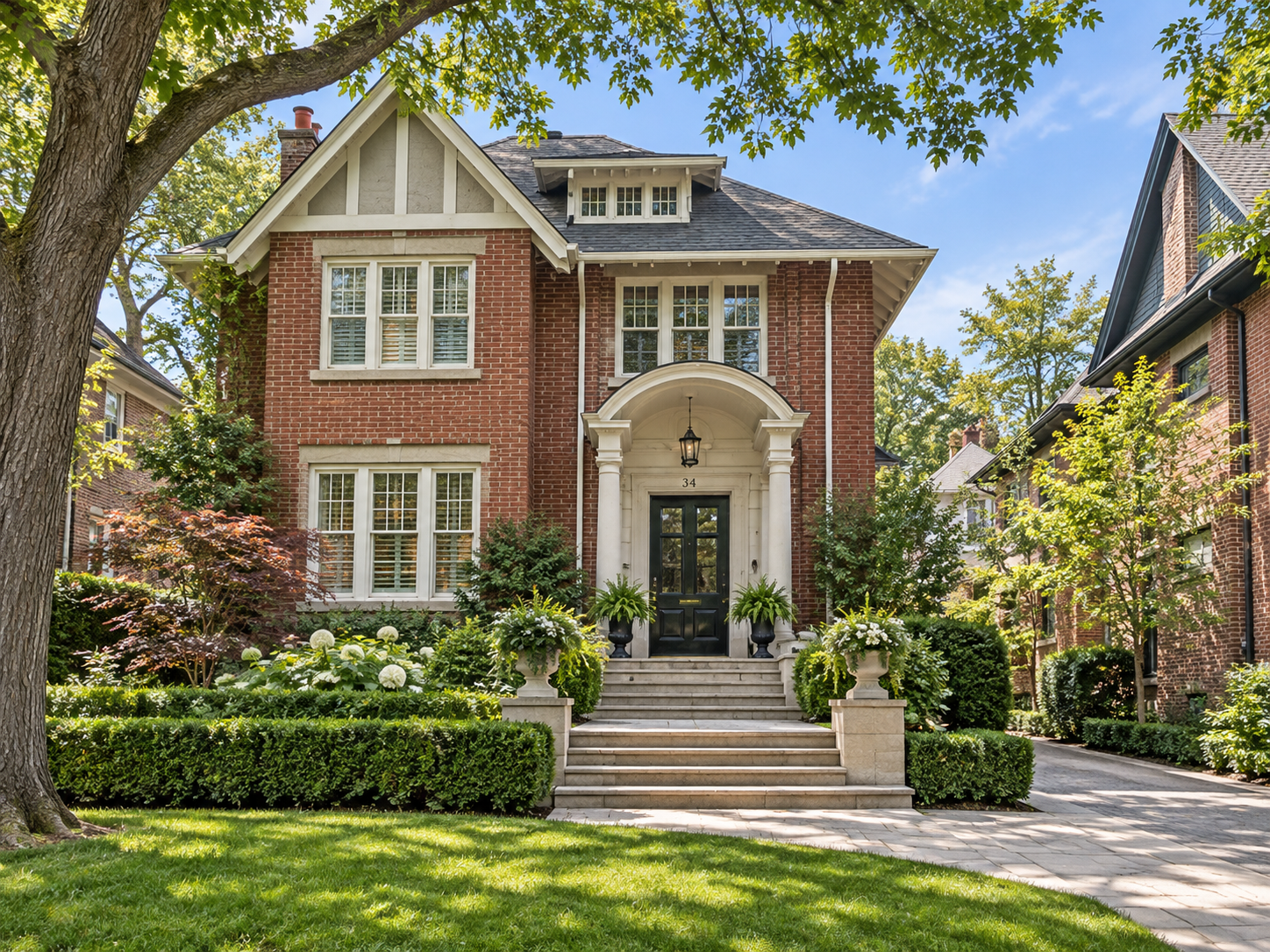Elegant red-brick Rosedale residence