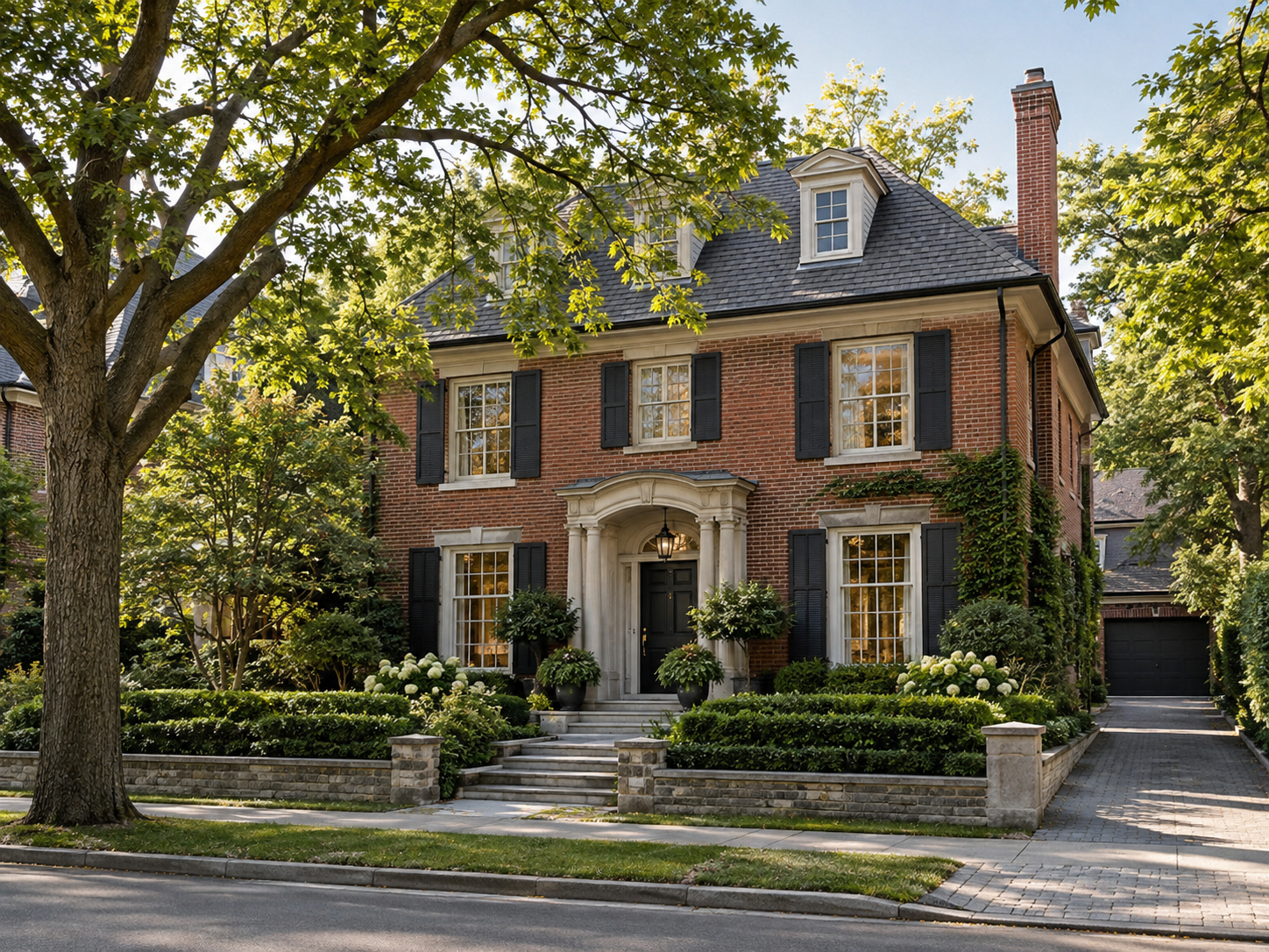 Elegant brick estate prepared for market